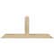Ekena Millwork Portland Rough Sawn Timber Gable Bracket, Douglas Fir, 48"W x 20"H x 2"D x 4"F, 10/12 Pitch GBW048X20X0204POR00RDF - alternate 1